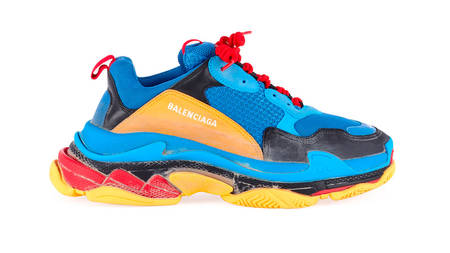 The Balenciaga Triple S Surfaces In A Sonic The Hedgehog Inspired Colourway The Balenciaga Triple S Surfaces In A Sonic The Hedgehog Inspired Colourway