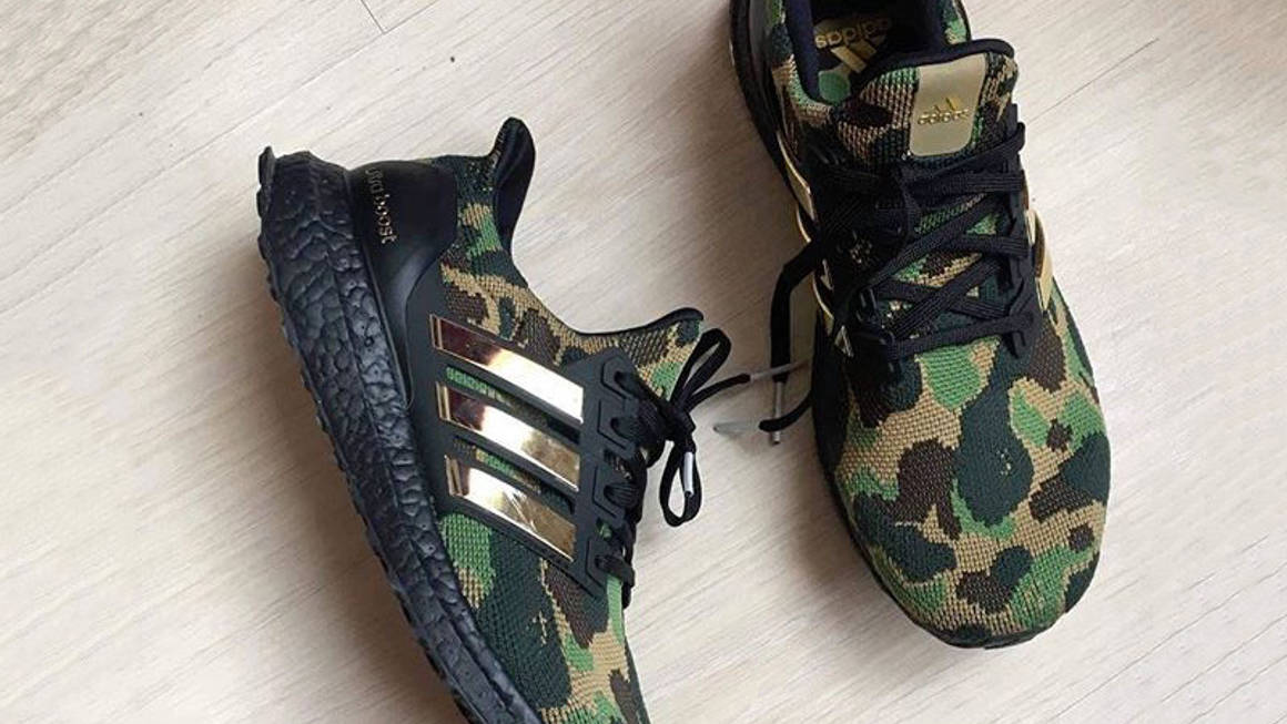 Early Look At The BAPE x adidas UltraBOOST