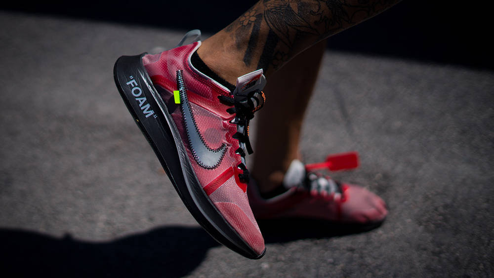 Off-White x Nike Zoom Fly SP ‘Burgundy’