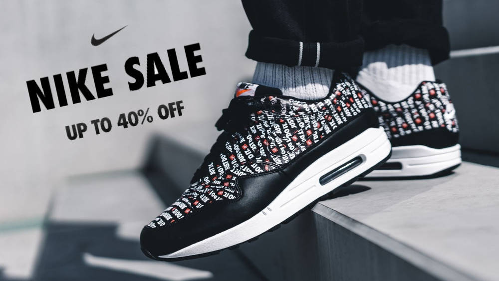 These Are The Trainers Not To Miss In The Nike 'Up To 40% Off' SALE nike-air-max-1-premium-just-do-it-black-875844-009-mood-1 (1)