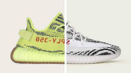 The adidas Yeezy Boost 350 V2 'Zebra' And 'Semi Frozen Yellow' Restock Date Gets Pushed Back