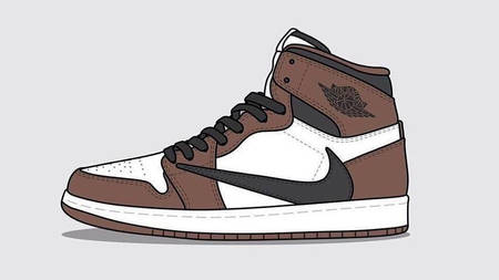 Travis Scott Posts A First Look At Jordan 1 Collaboration With Backwards Swoosh Travis Scott Posts A First Look At Jordan 1 Collaboration With Backwards Swoosh
