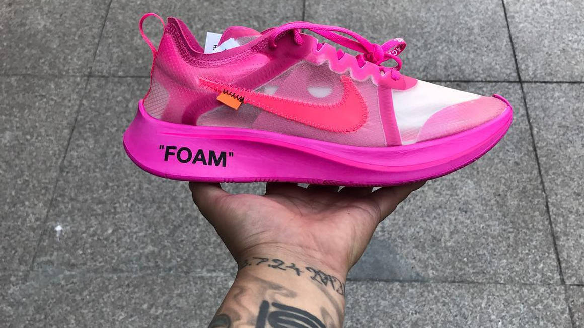 nike off white pink tulip