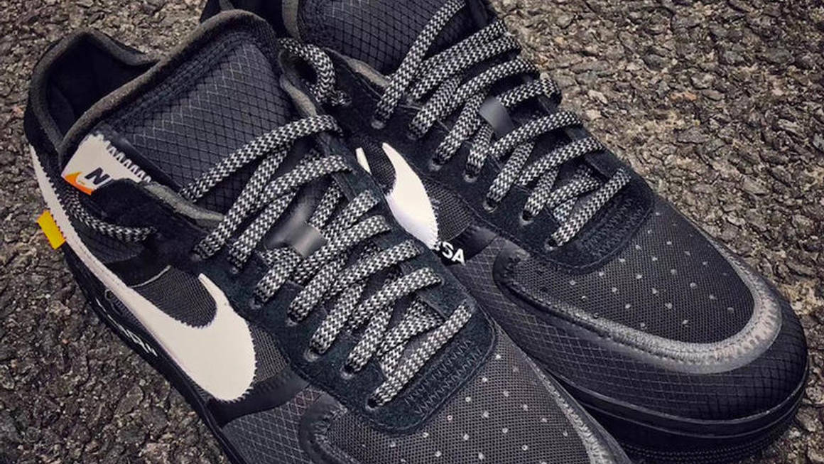 off white x nike air force 1 black