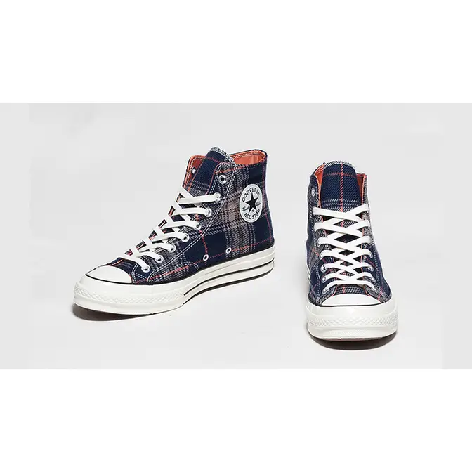 Converse plaid shoes sale