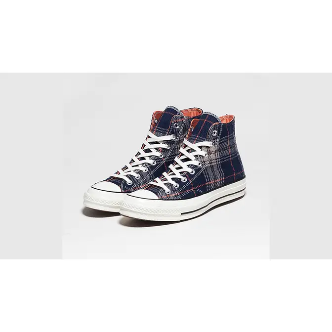 Converse Chuck Taylor All Star 70 Hi Plaid Pack Navy Where To Buy TBC The Sole Supplier