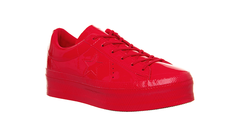 Converse One Star Platform Red