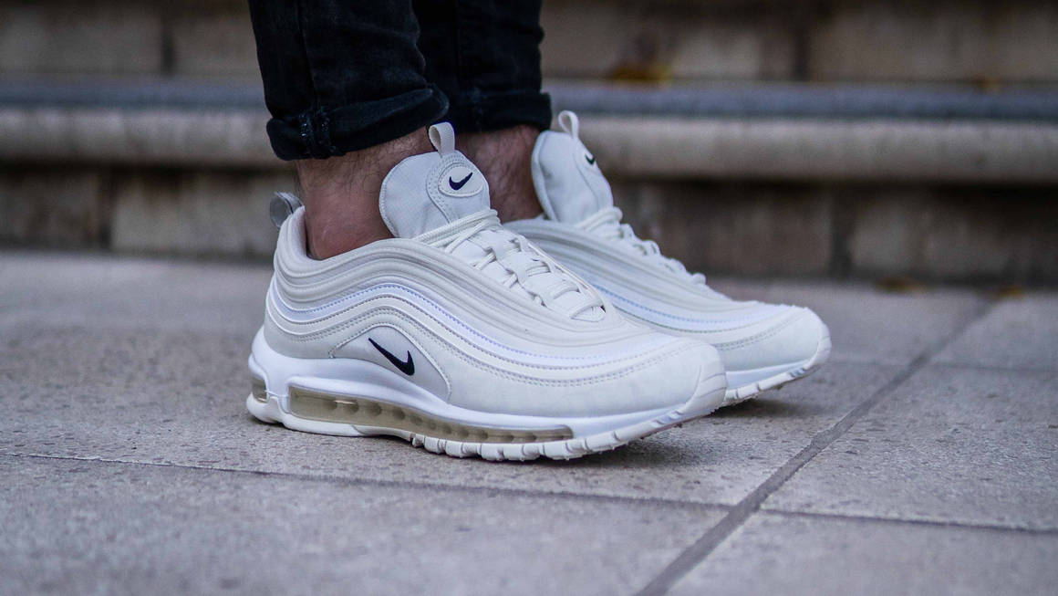 Take An On-Foot Look At The Nike Air Max 97 'Sail' | The Sole Supplier