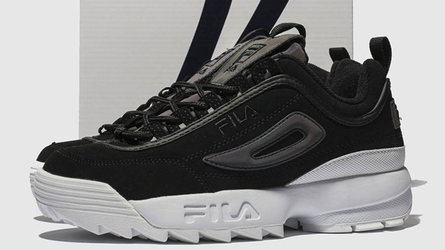 fila black and purple disruptor