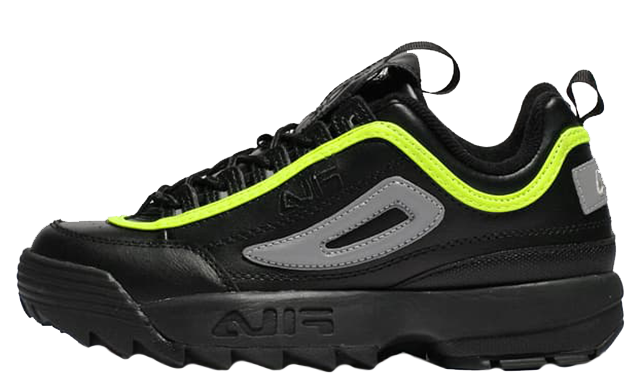 Fila Disruptor II Premium Black White