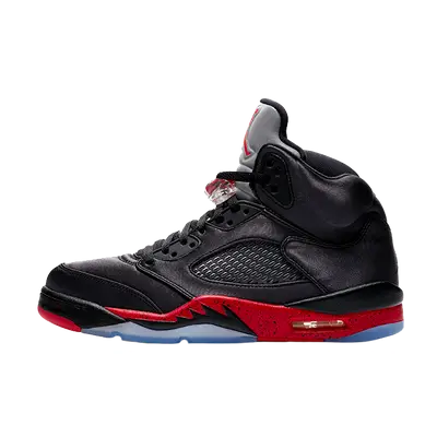 Jordans retro 5 store black and red