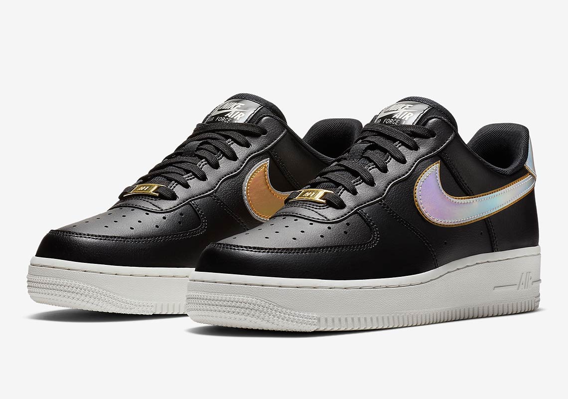 Metallic Swooshes Take Over The Nike Air Force 1