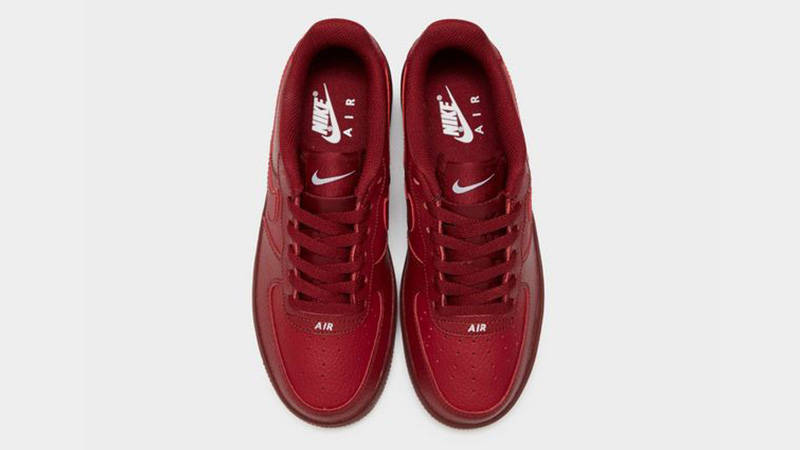 nike air force 1 low junior red
