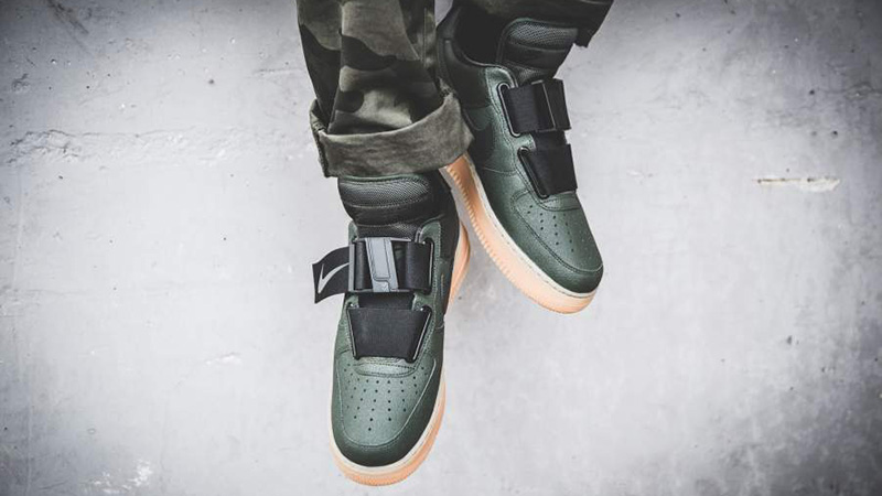 nike air force utility green shoes