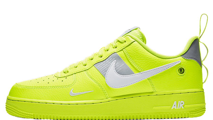 neon green air force 1s