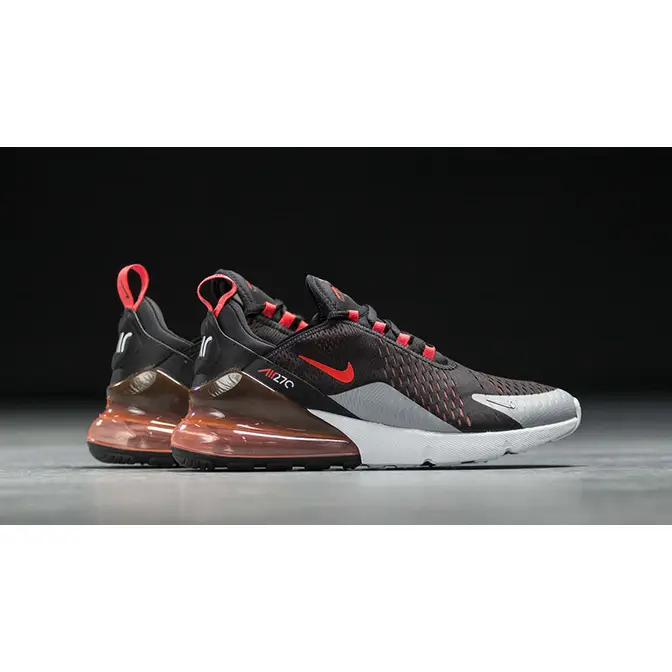 Air max 270 2024 black-bright crimson-hyper crimson-grey