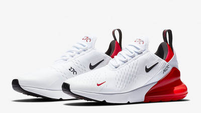 red and white nike 270s