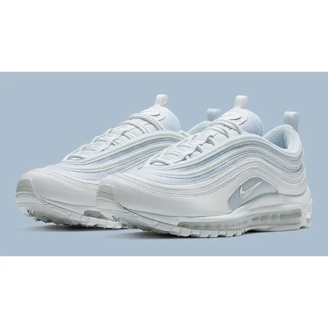 Light blue and white nike air max on sale 97