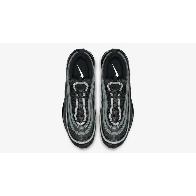 Nike nike air max classics white leather shoes black Triple Black