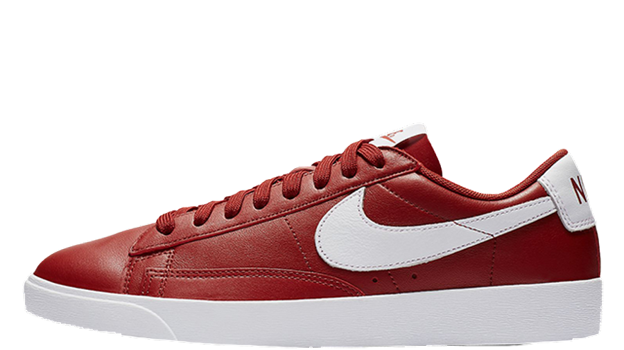 nike blazer low womens red