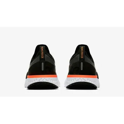 Epic react flyknit outlet 2 black and orange