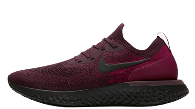 nike epic react maroon
