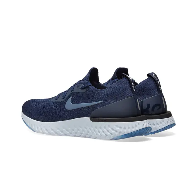 Nike epic react hot sale flyknit womens navy