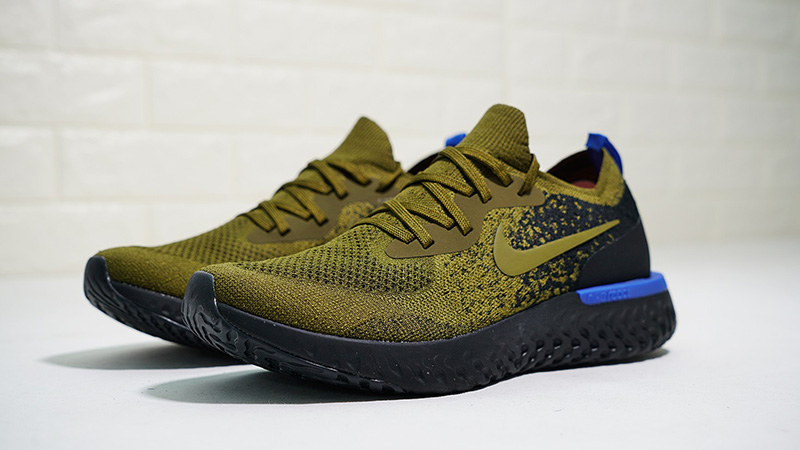 nike epic react flyknit olive