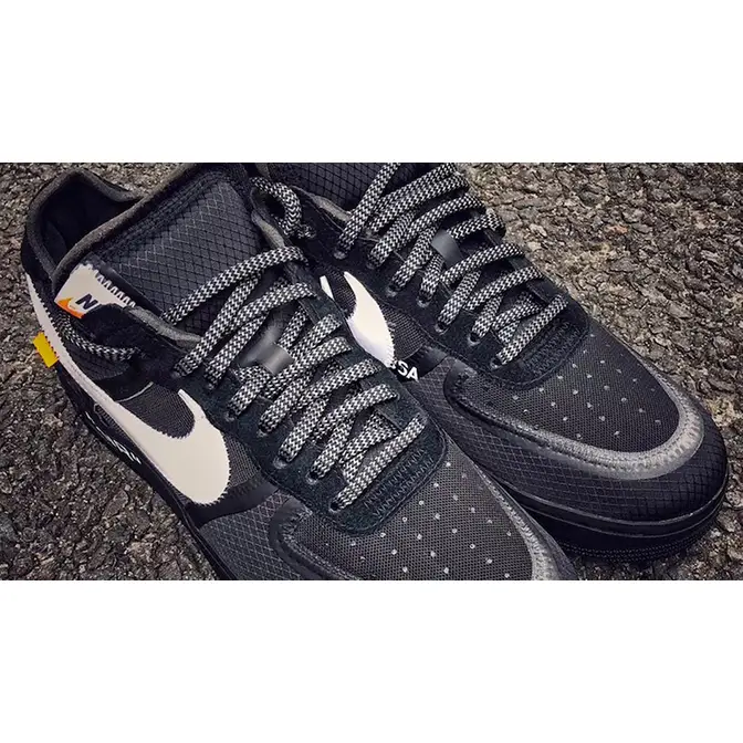 Off-White x Nike Air Force 1 Black, Where To Buy, AO4606-001