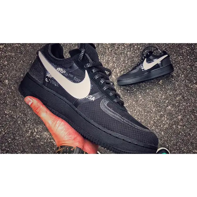 Nike Air Force 1 Low Off-White Black — REVENDERE