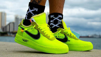 air force 1 off white lime green