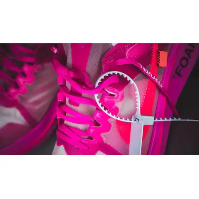 Off white pink sale nike zoom fly