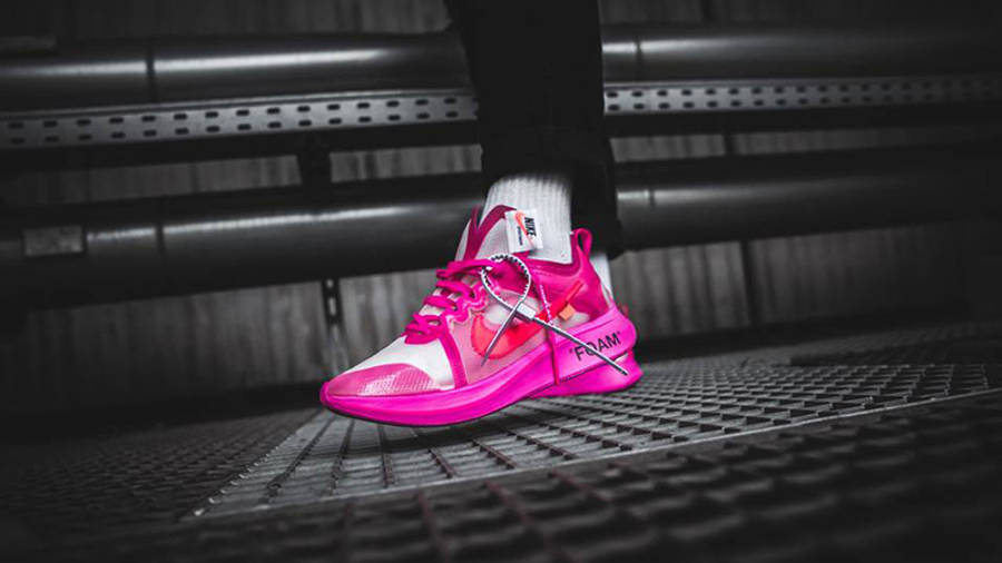 Off-White x Nike Zoom Fly SP Pink 