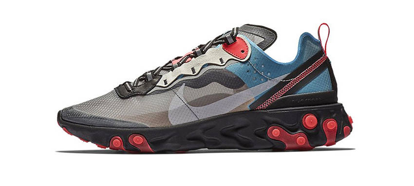 react element 87 dark grey photo blue
