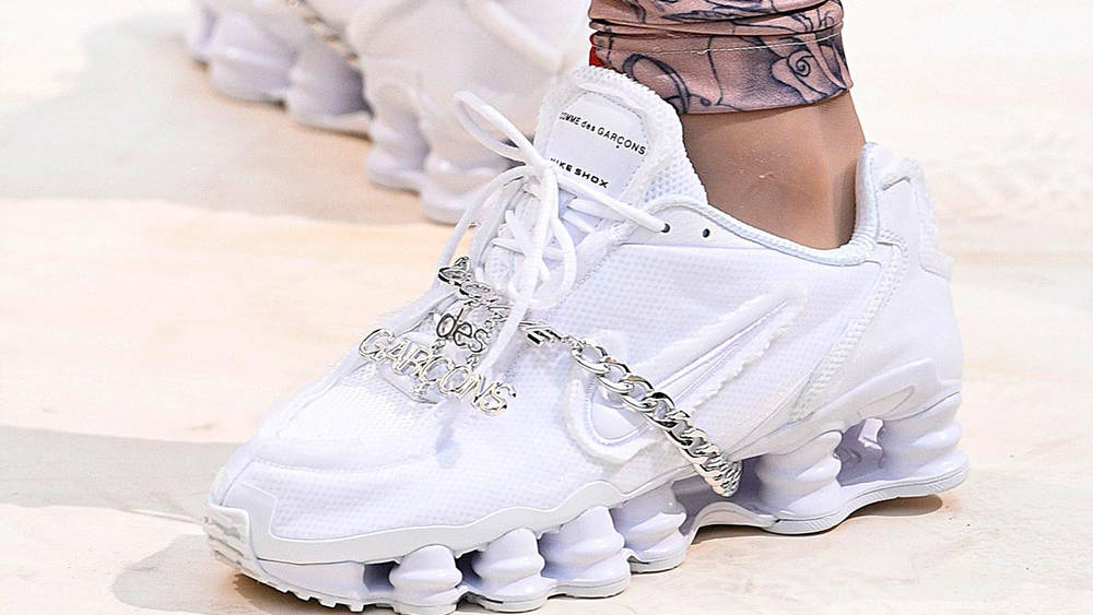 First Look At The COMME des GARÇONS x Nike Shox