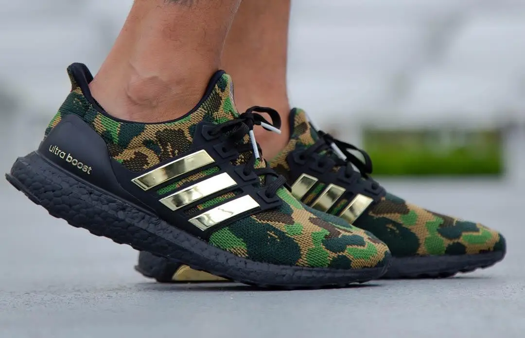 An On Foot Look At The BAPE x adidas Ultra Boost | The Sole