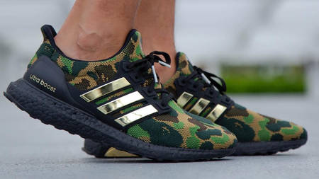 An On Foot Look At The BAPE x adidas Ultra Boost