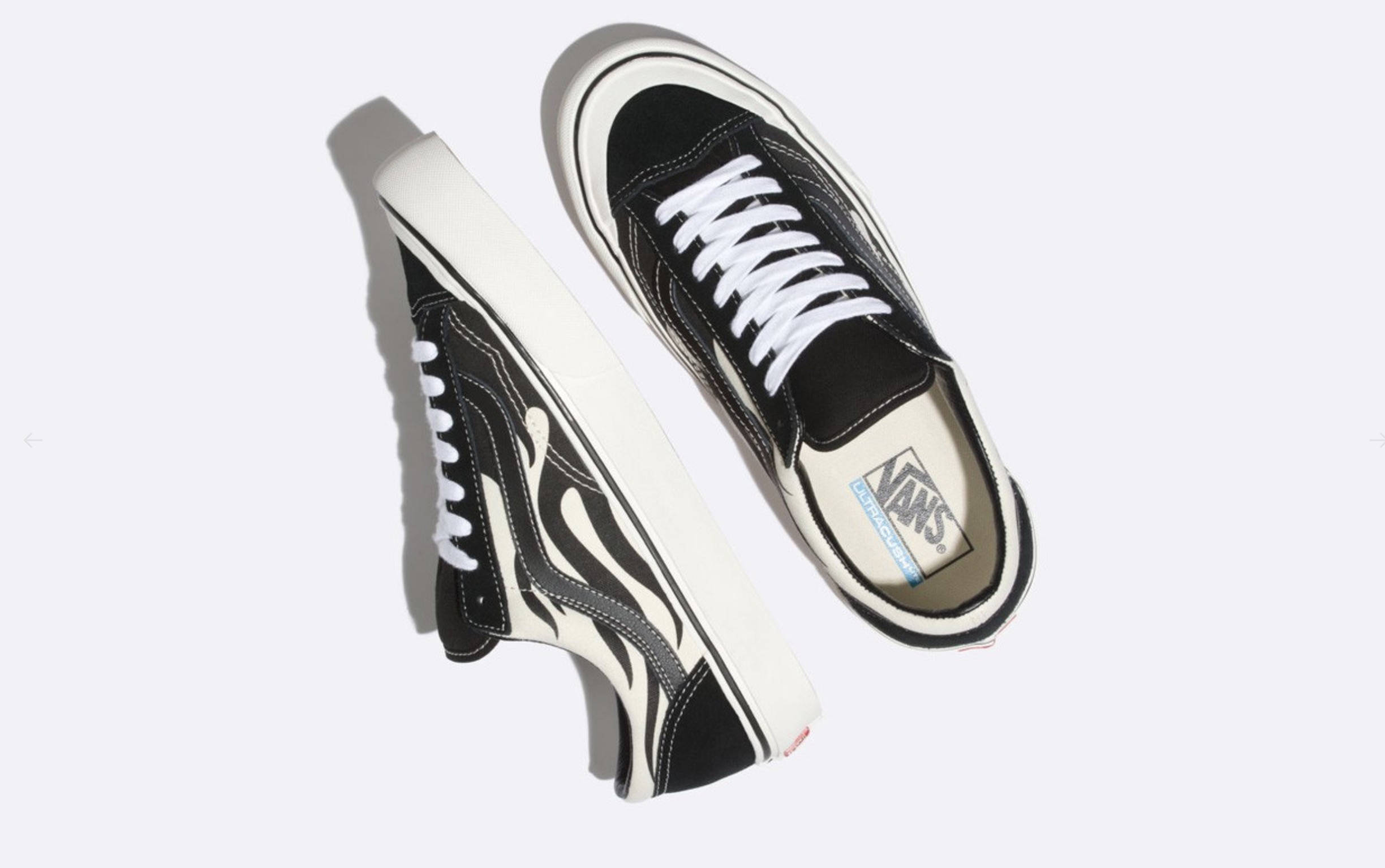 Vans Add Monochrome Flames To Their Newest Silhouette 2