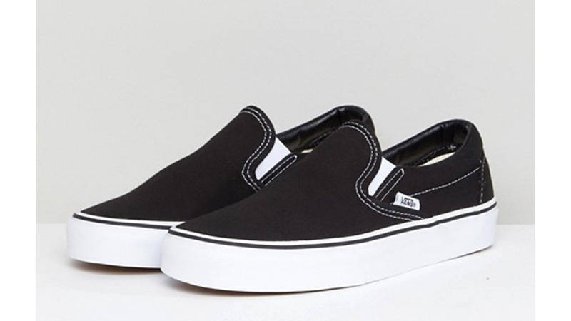 Vans Classic Slip On Black White