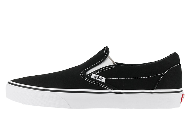 Vans Classic Slip On Black White