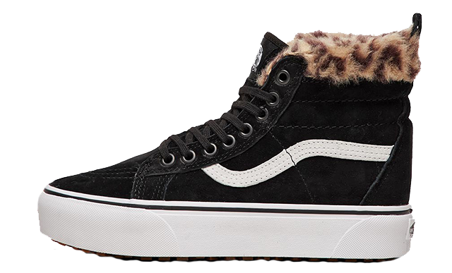 Vans Sk8-hi stud black/black leopard sz 1.5 shops