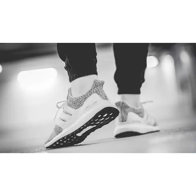 Ultra boost non outlet dyed white on feet