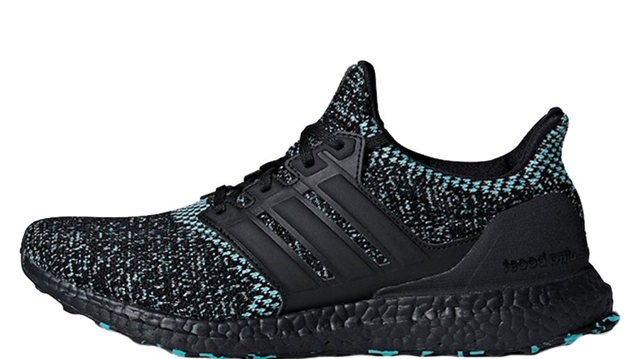 ultra boost black and blue