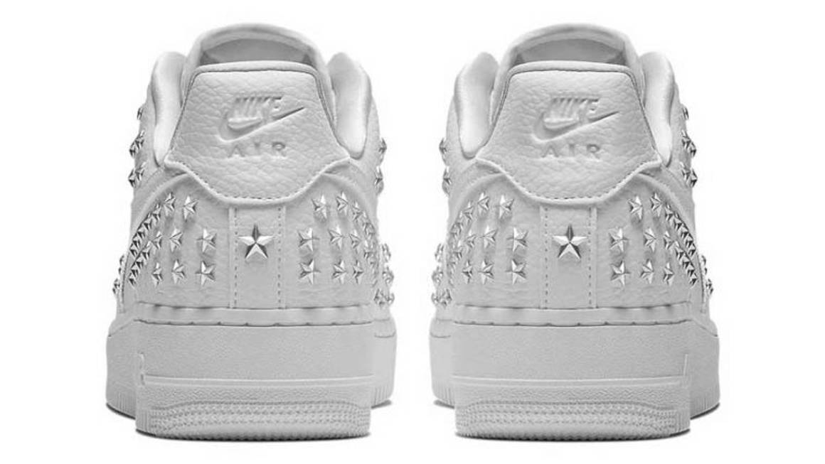 star studded air force 1 white