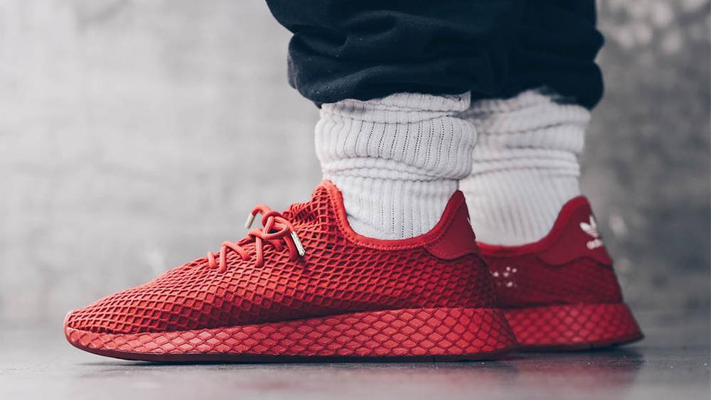 Paint The Town Red With The atmos x adidas Originals Deerupt Paint The Town Red With The atmos x adidas Originals Deerupt