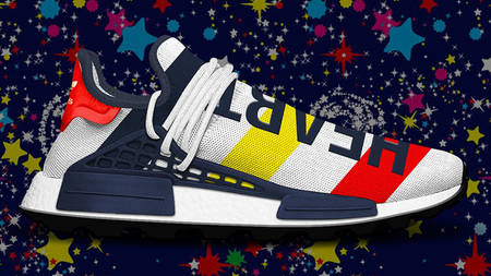 Pharrell Williams x adidas NMD Hu BBC 'Scarlet' Launches This Week Via adidas UK Pharrell Williams x adidas NMD Hu BBC 'Scarlet' Launches This Week Via adidas UK