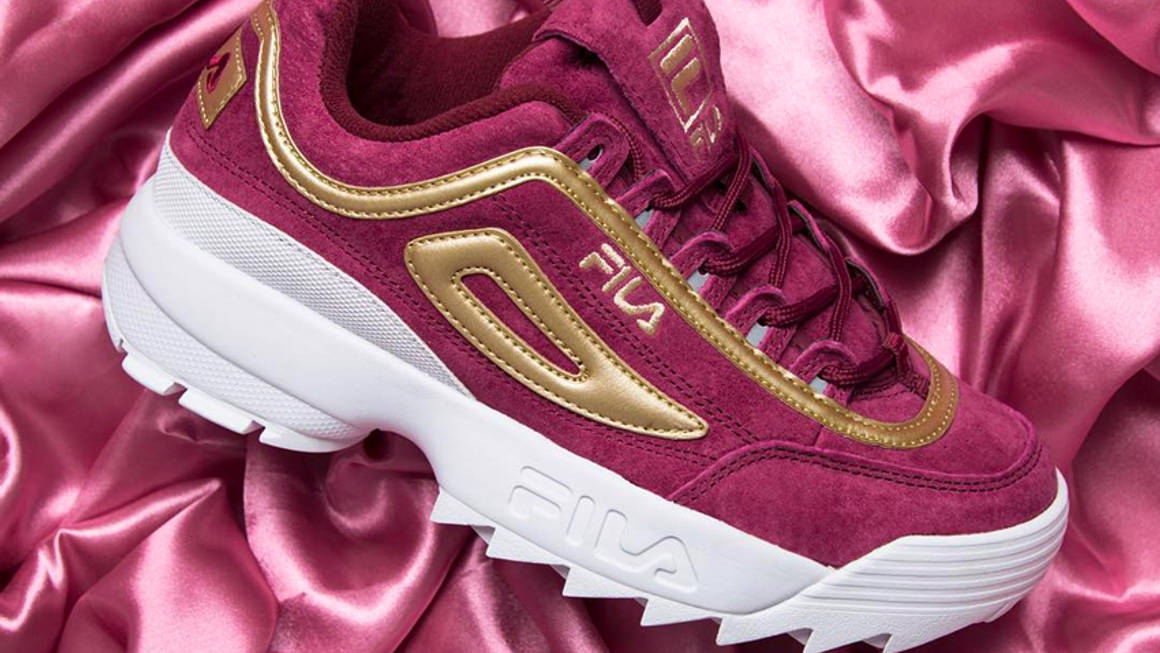 fila disruptor maroon