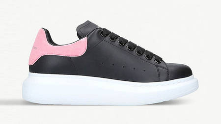 Alexander McQueen's Platform Sneaker Receives A Hint Of Pink