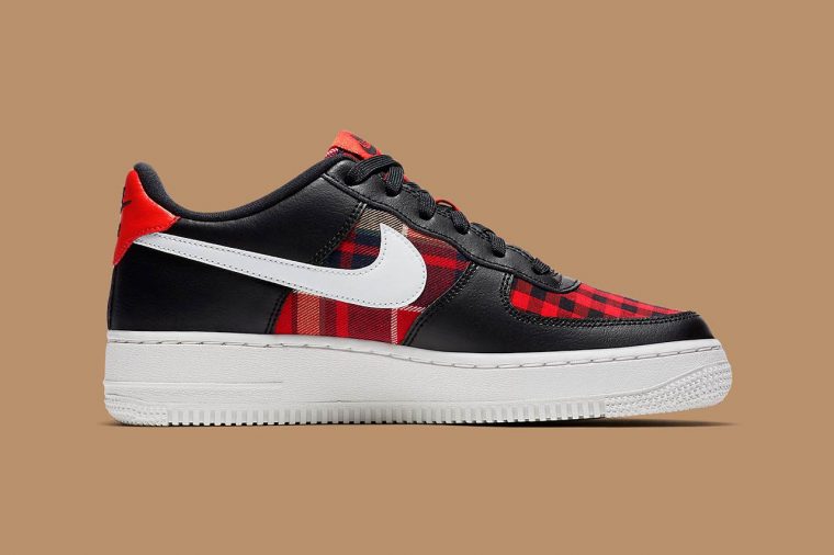 nike air force 1 plaid