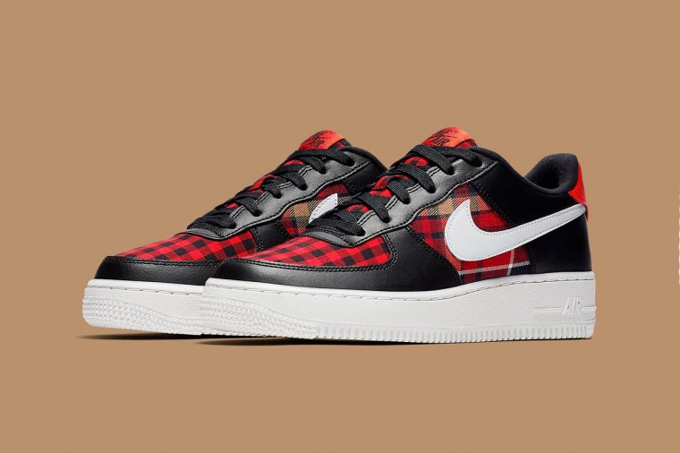 nike air force 1 plaid